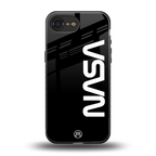 nasa black back phone cover | glass case for iphone 16e