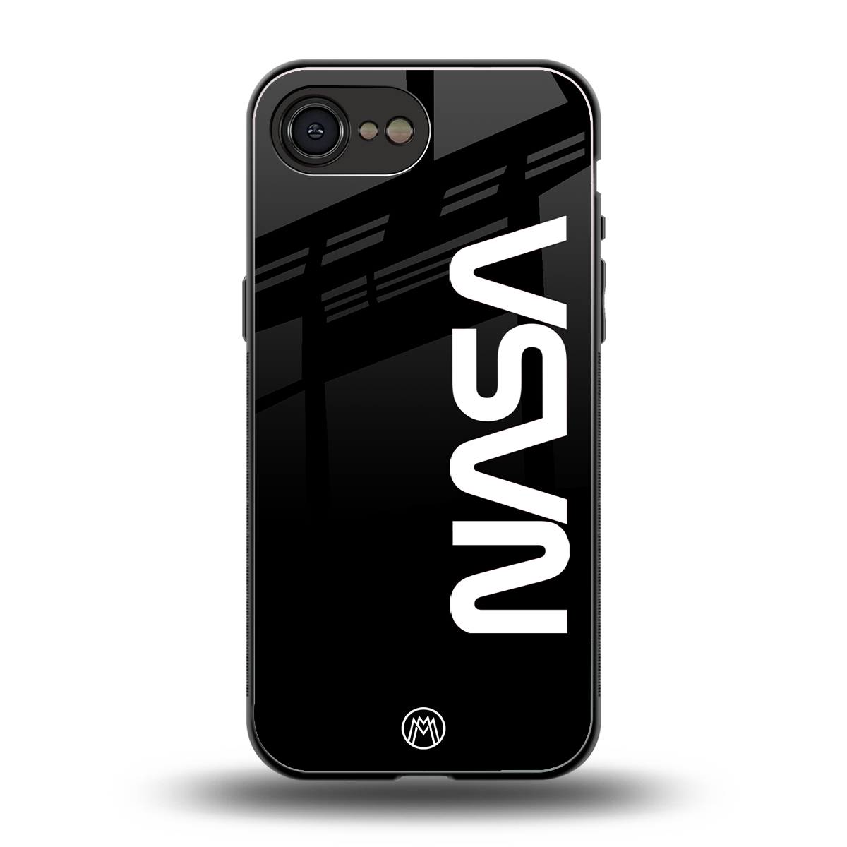 nasa black back phone cover | glass case for iphone 16e
