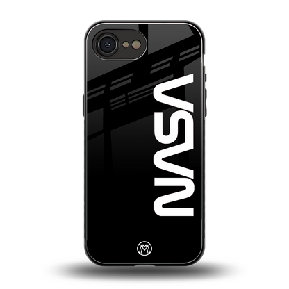 nasa black back phone cover | glass case for iphone 16e