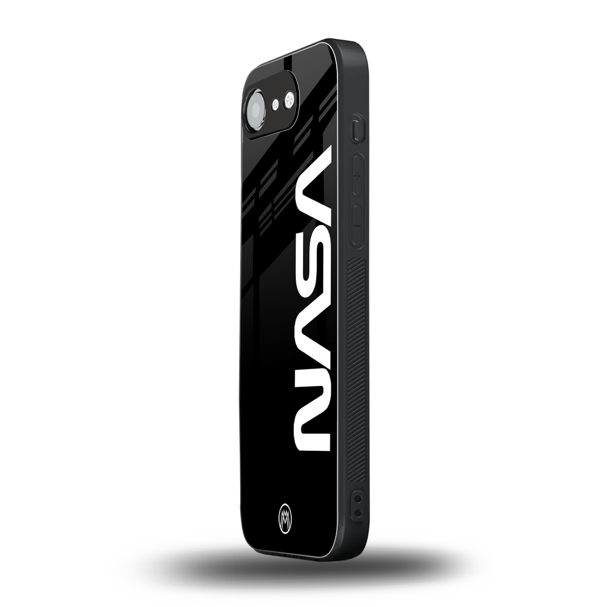 nasa black back phone cover | glass case for iphone 16e