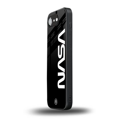 nasa black back phone cover | glass case for iphone 16e
