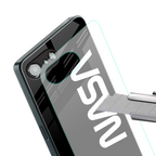 nasa black back phone cover | glass case for iphone 16e