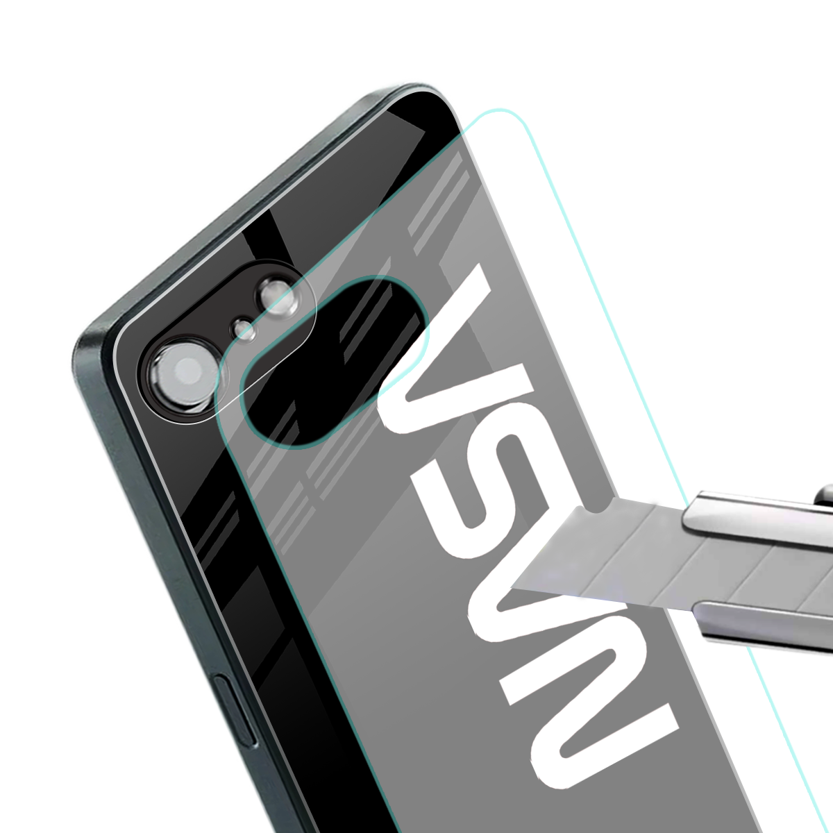 nasa black back phone cover | glass case for iphone 16e