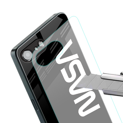 nasa black back phone cover | glass case for iphone 16e