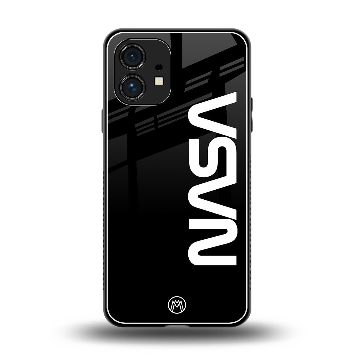 nasa black back phone cover | glass case for nothing phone 1