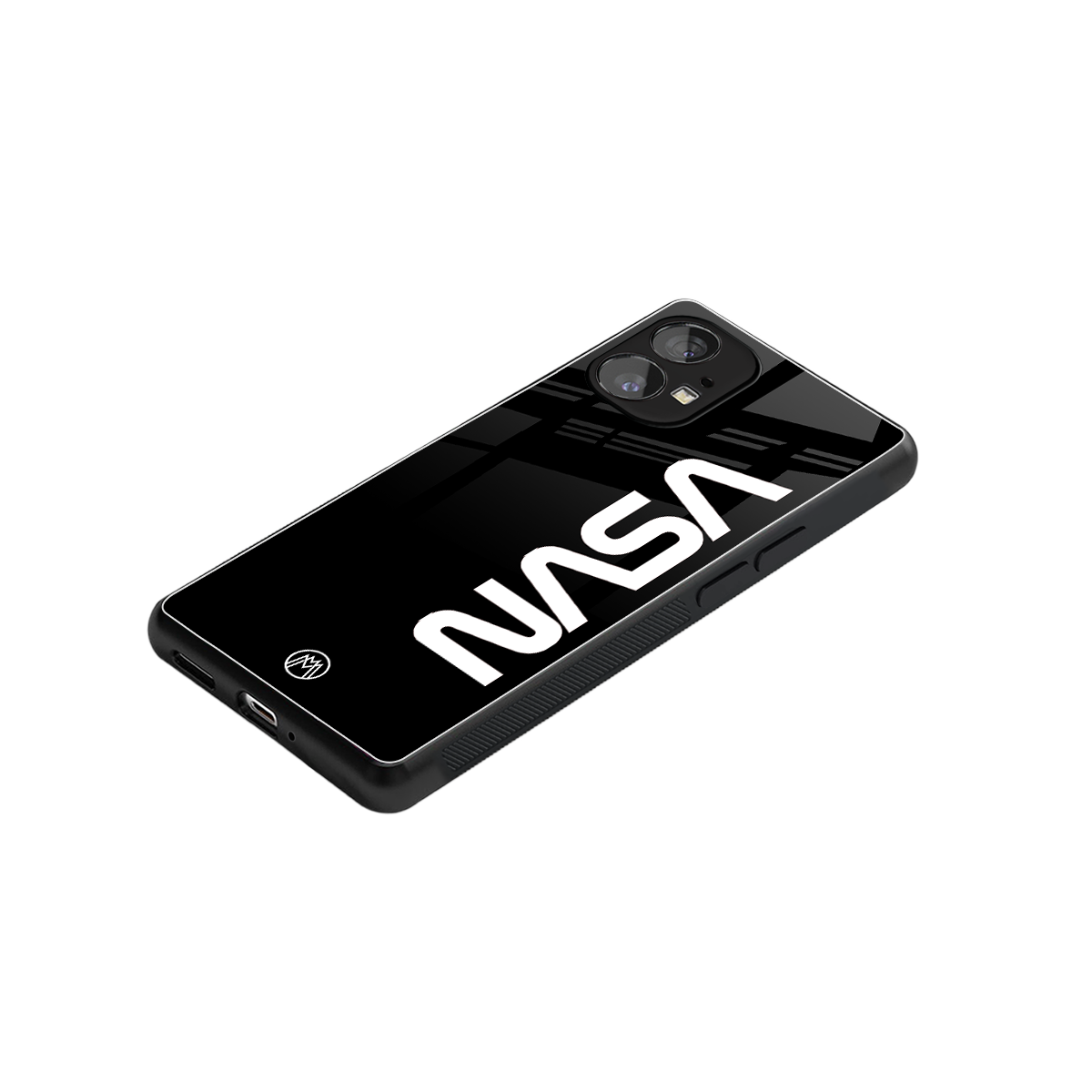 nasa black back phone cover | glass case for nothing phone 1