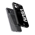 nasa black back phone cover | glass case for nothing phone 2