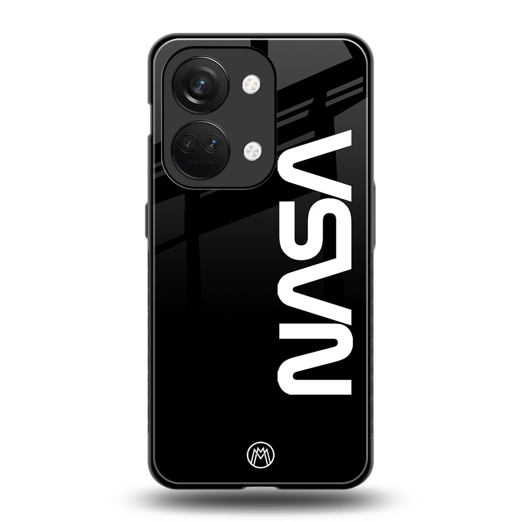 nasa black back phone cover | glass case for oneplus nord 3