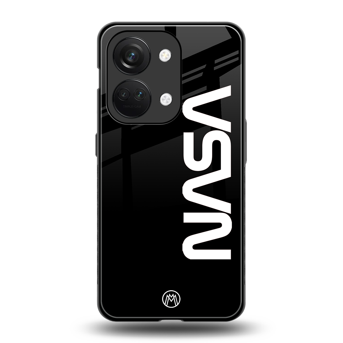 nasa black back phone cover | glass case for oneplus nord 3