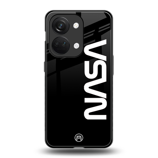 nasa black back phone cover | glass case for oneplus nord 3