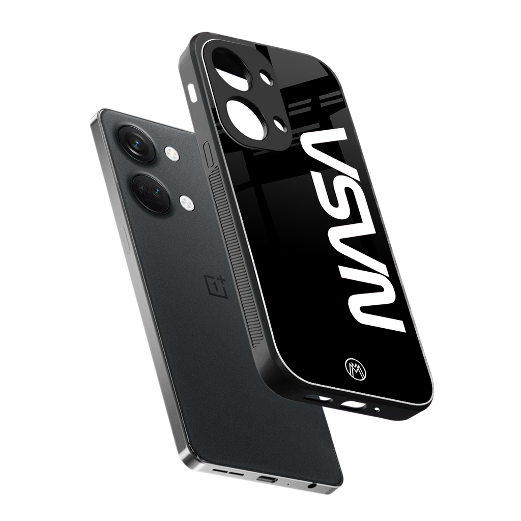 nasa black back phone cover | glass case for oneplus nord 3
