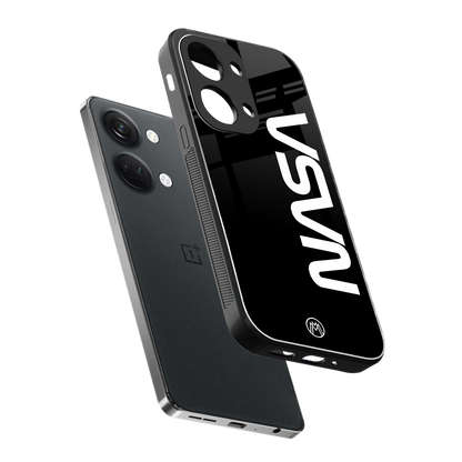 nasa black back phone cover | glass case for oneplus nord 3