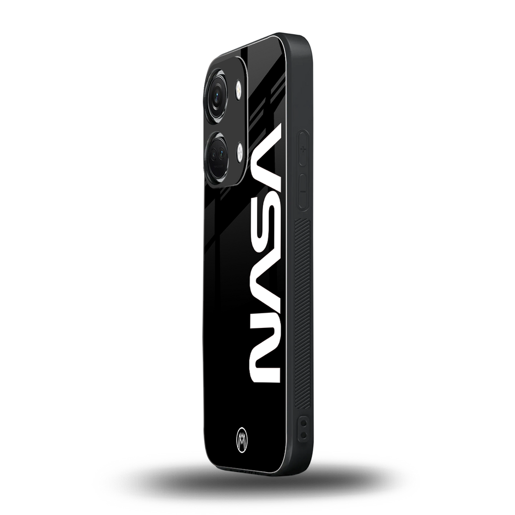nasa black back phone cover | glass case for oneplus nord 3