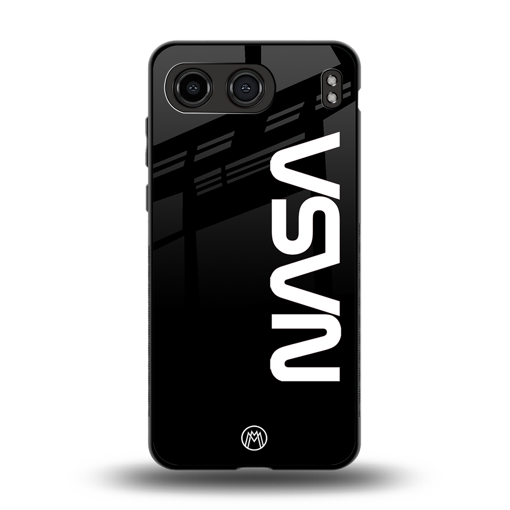 nasa black back phone cover | glass case for oneplus nord 4