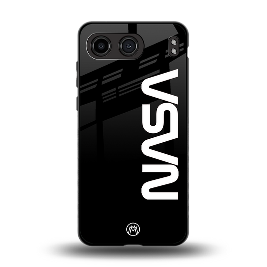 nasa black back phone cover | glass case for oneplus nord 4