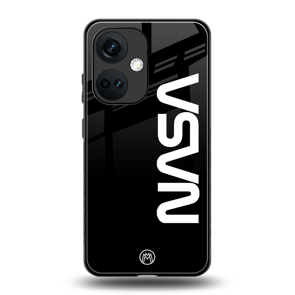 nasa black back phone cover | glass case for oneplus nord ce 3