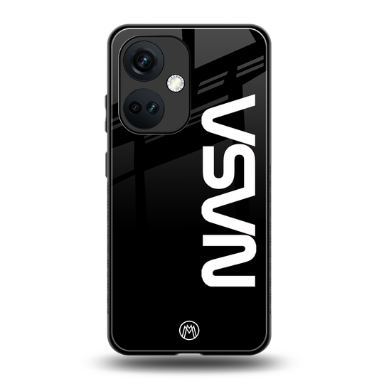nasa black back phone cover | glass case for oneplus nord ce 3