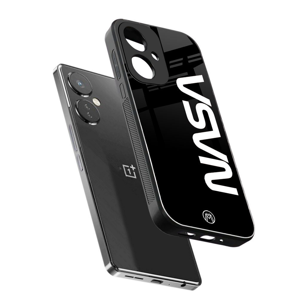 nasa black back phone cover | glass case for oneplus nord ce 3