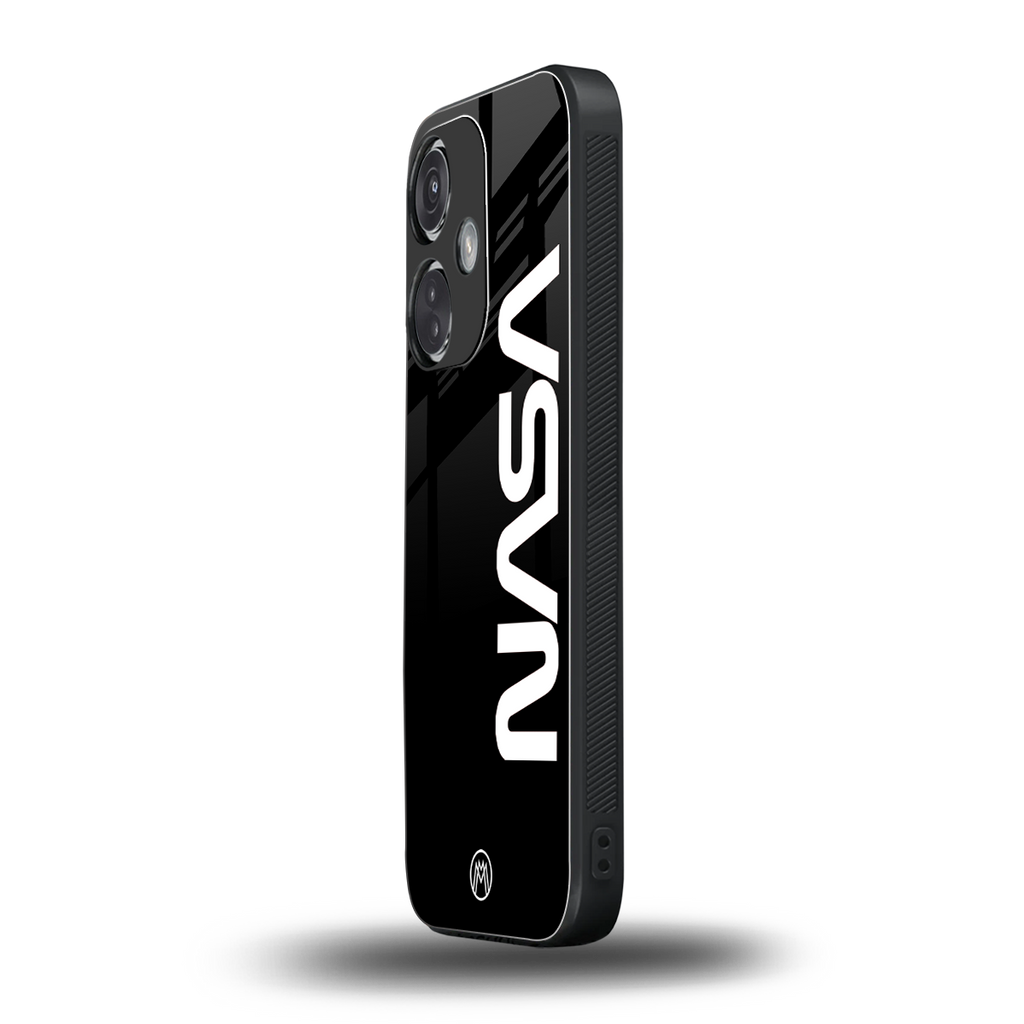 nasa black back phone cover | glass case for oneplus nord ce 3