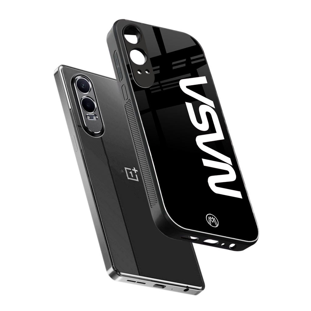 nasa black back phone cover | glass case for oneplus nord ce 4 lite