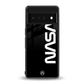 nasa black back phone cover | glass case for google pixel 6 pro