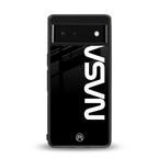nasa black back phone cover | glass case for google pixel 6