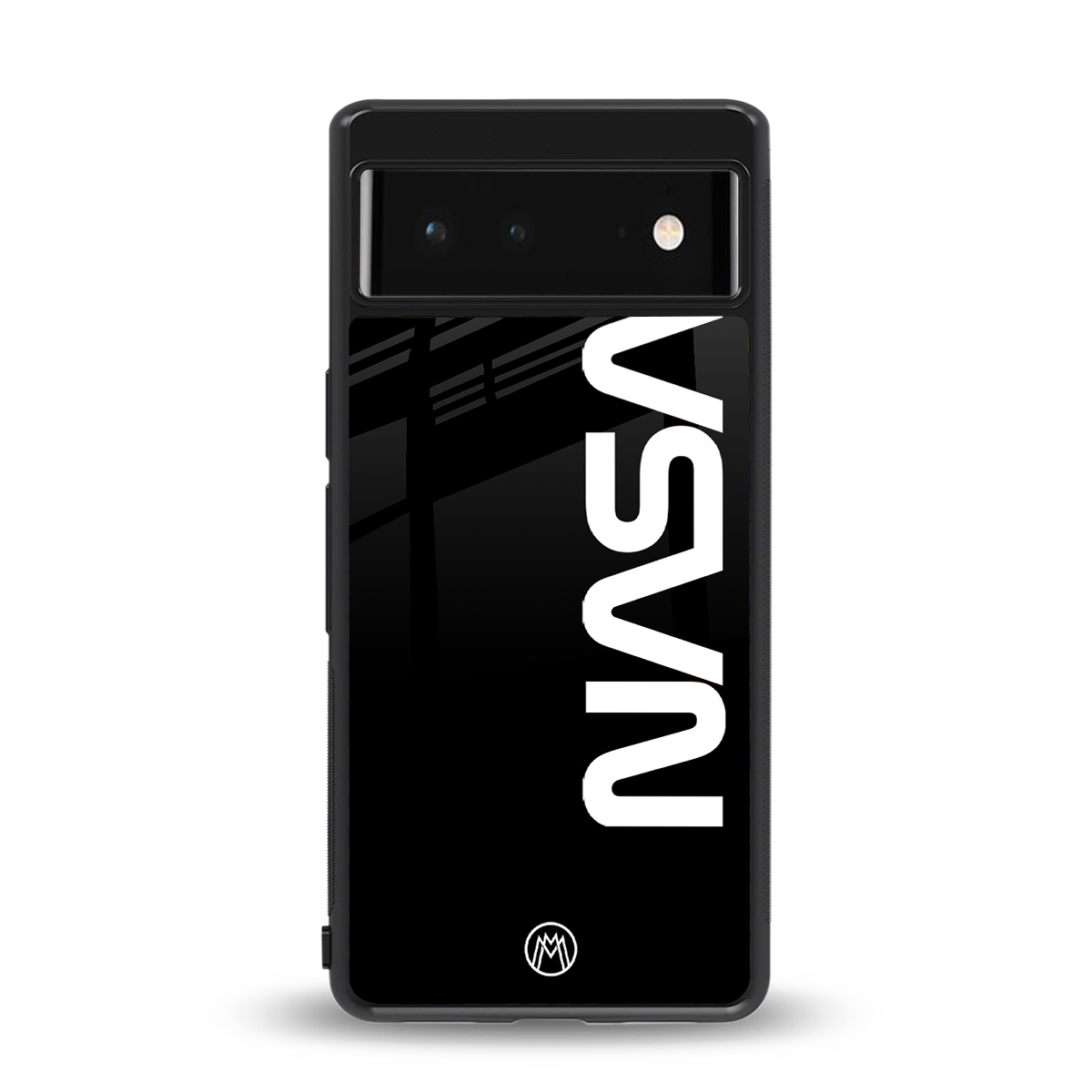 nasa black back phone cover | glass case for google pixel 6
