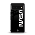 nasa black back phone cover | glass case for Google Pixel 6A