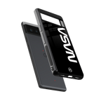 nasa black back phone cover | glass case for google pixel 6