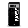 nasa black back phone cover | glass case for google pixel 7 pro