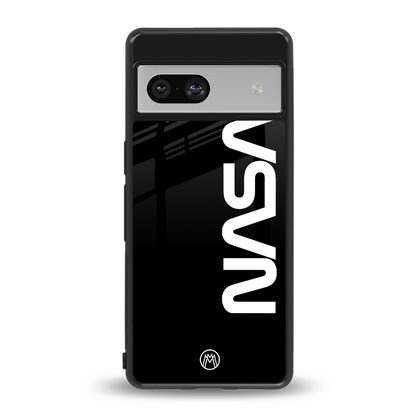 nasa black back phone cover | glass case for Google Pixel 7A