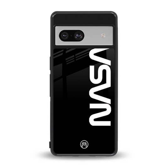 nasa black back phone cover | glass case for Google Pixel 7A