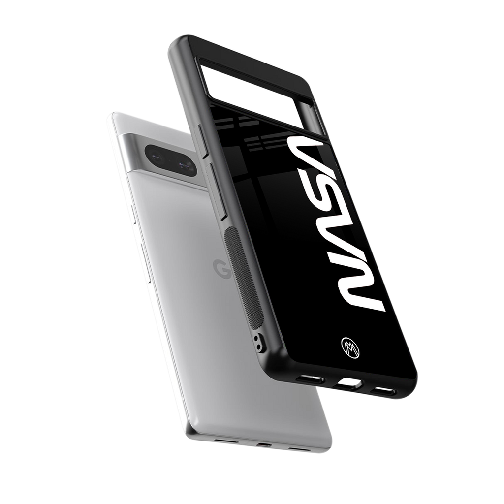 nasa black back phone cover | glass case for Google Pixel 7