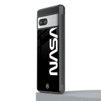 nasa black back phone cover | glass case for Google Pixel 7