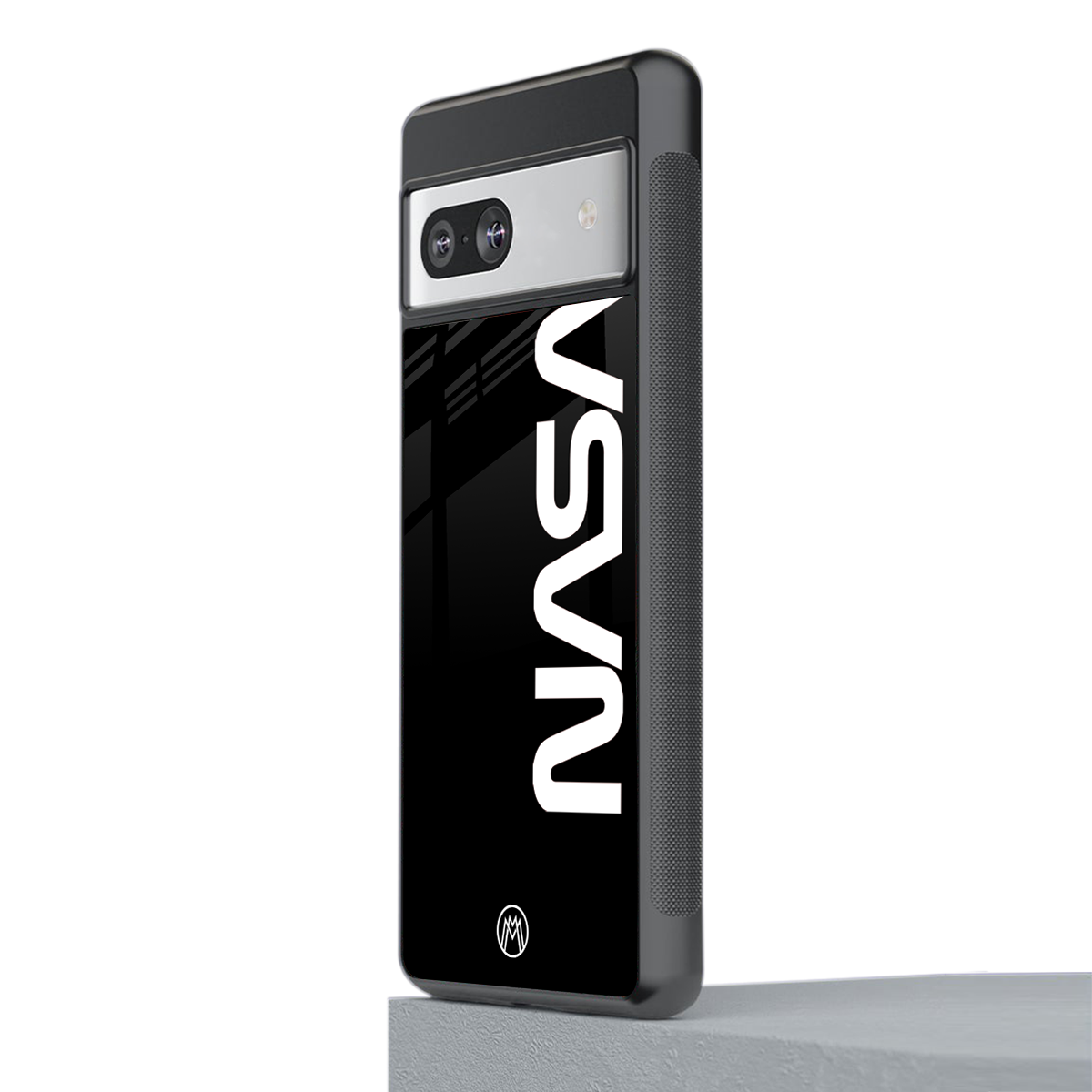 nasa black back phone cover | glass case for Google Pixel 7A