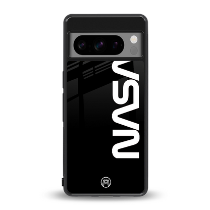 nasa black back phone cover | glass case for google pixel 8 pro