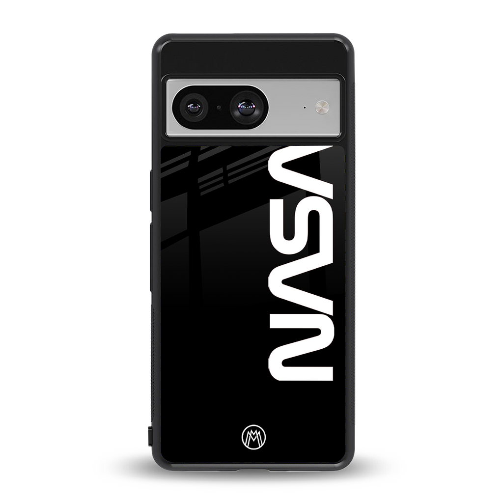 nasa black back phone cover | glass case for Google Pixel 8