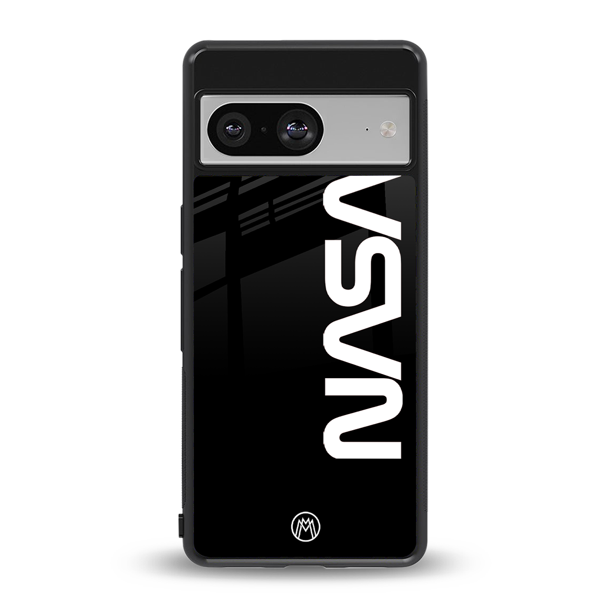 nasa black back phone cover | glass case for Google Pixel 8