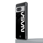 nasa black back phone cover | glass case for Google Pixel 8
