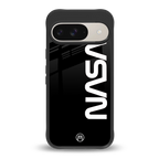 nasa black back phone cover | glass case for google pixel 9
