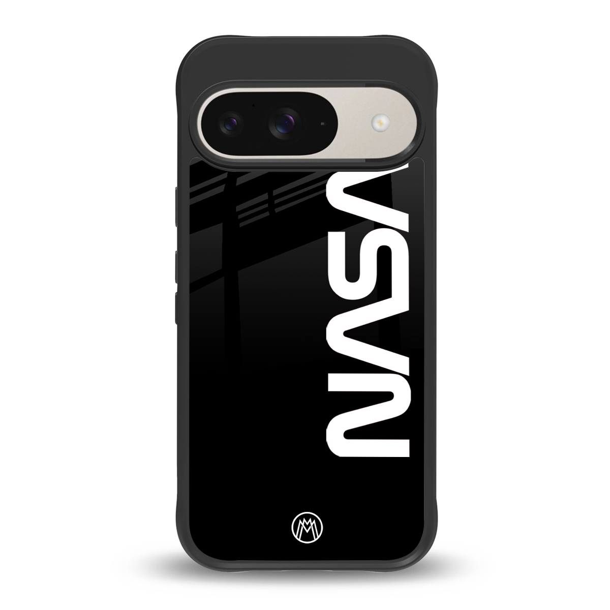 nasa black back phone cover | glass case for google pixel 9