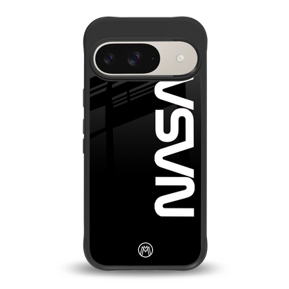nasa black back phone cover | glass case for google pixel 9