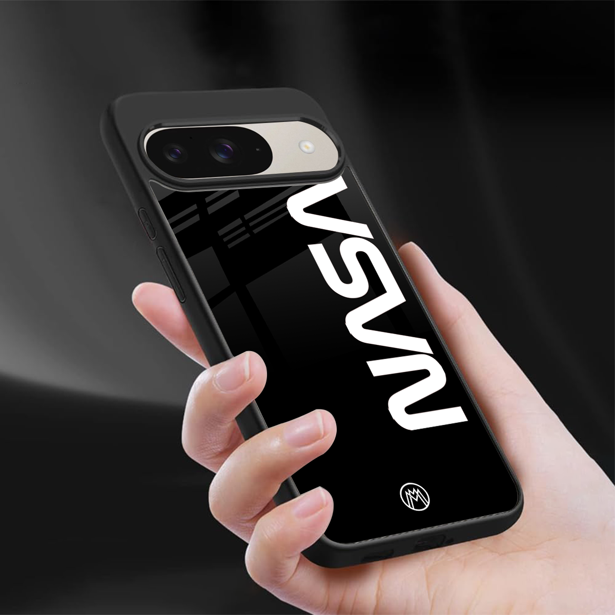 nasa black back phone cover | glass case for google pixel 9