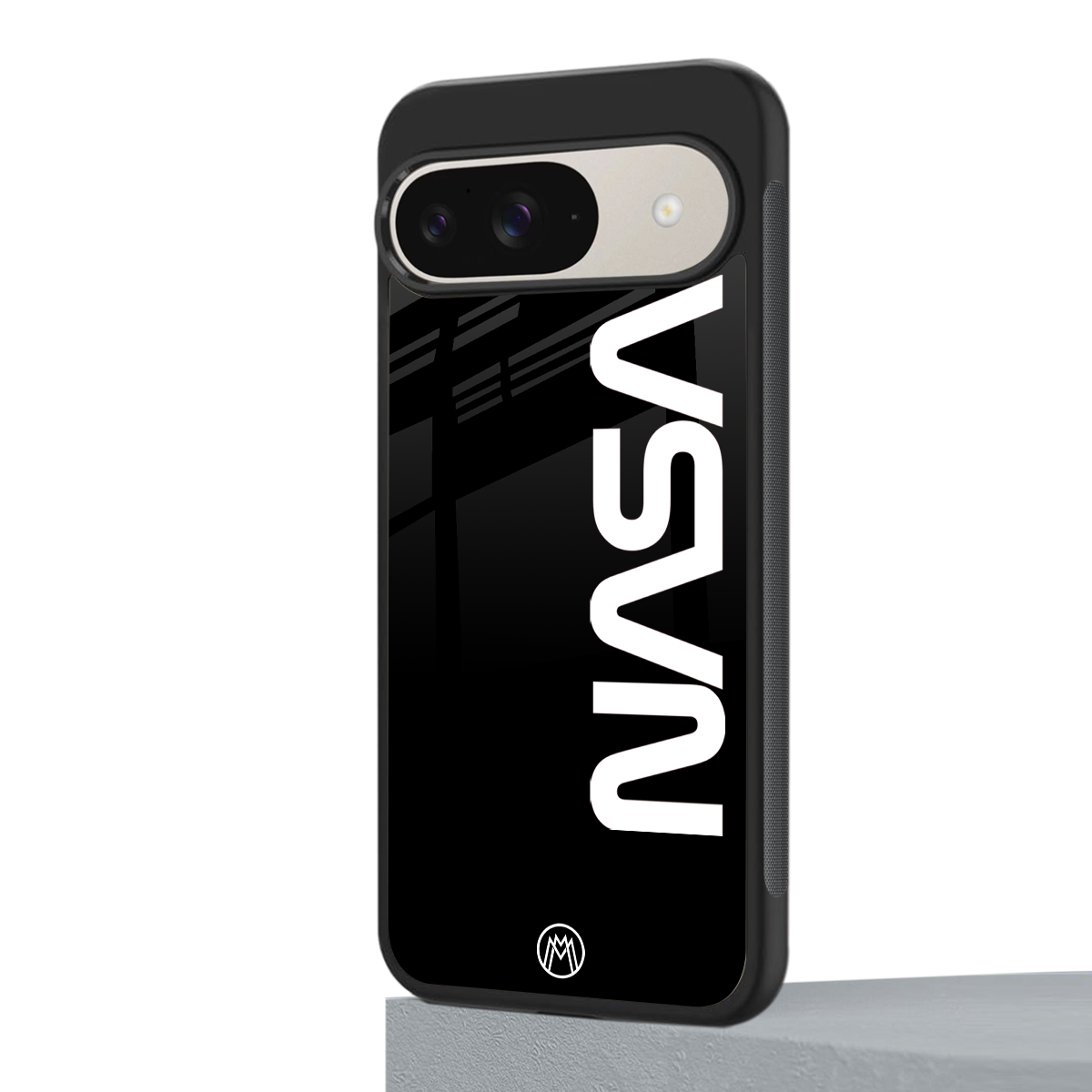 nasa black back phone cover | glass case for google pixel 9