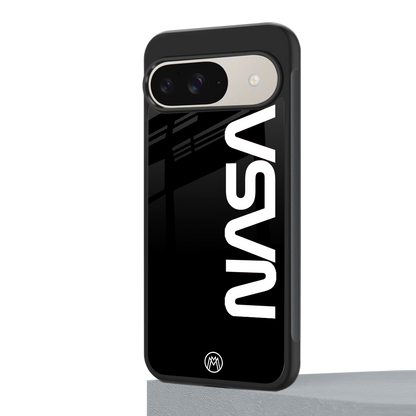 nasa black back phone cover | glass case for google pixel 9