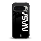 nasa black back phone cover | glass case for google pixel 9 pro