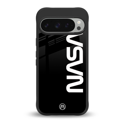 nasa black back phone cover | glass case for google pixel 9 pro