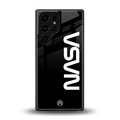 nasa black back phone cover | glass case for samsung galaxy s25 ultra