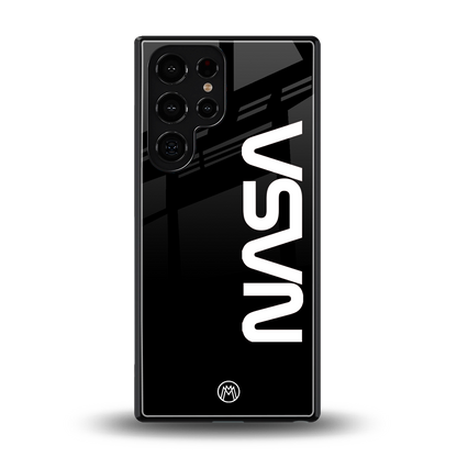 nasa black back phone cover | glass case for samsung galaxy s25 ultra
