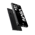 nasa black back phone cover | glass case for samsung galaxy s25 ultra